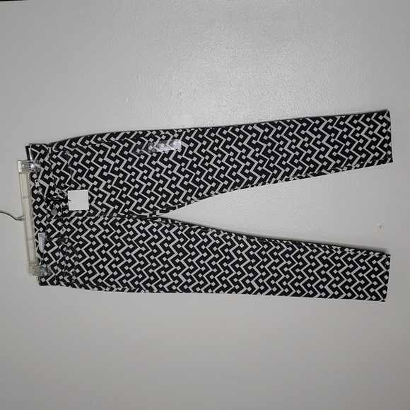 NEW Gap 1969 Geometric Print Legging Jeans Skimmer 25 Retro Summer Vacation RARE - Picture 1 of 16